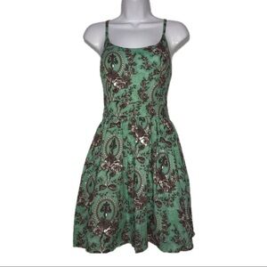 Delicia Sleeveless Cotton Mini Sundress Dress M